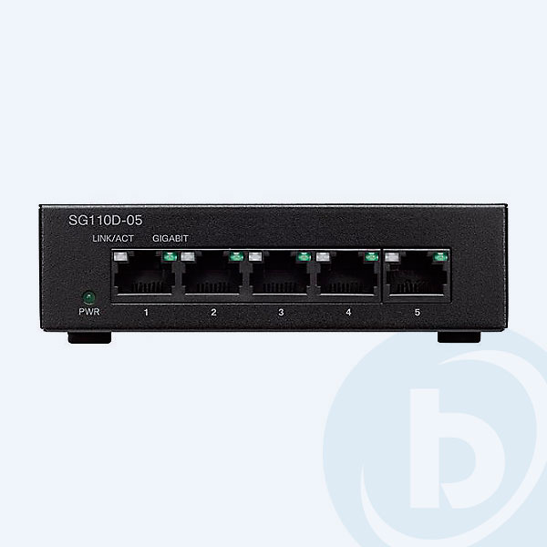 SG110D-05 - Switch Cisco SG110D-05, 5 Puertos 10/100/1000Mbps