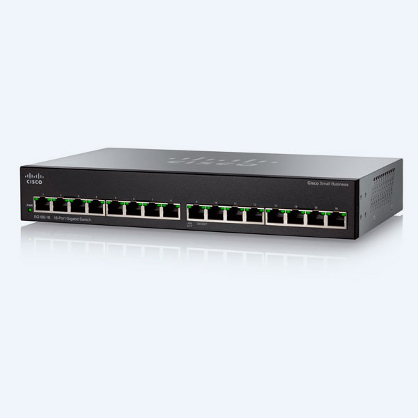 Switch Cisco SG110-16, 16 Puertos 10/100/1000Mbps