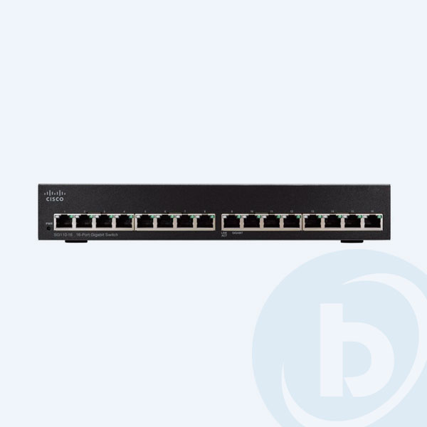 SG110-16 - Switch Cisco SG110-16, 16 Puertos 10/100/1000Mbps