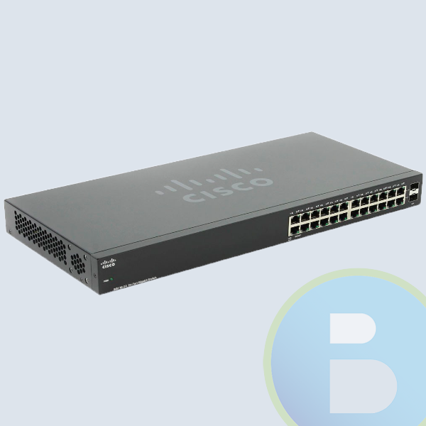 Switch Cisco SG110, 24 Puertos 10/100/1000 Mbps, 2 Puertos SFP, Rack, 48 Gbit/s