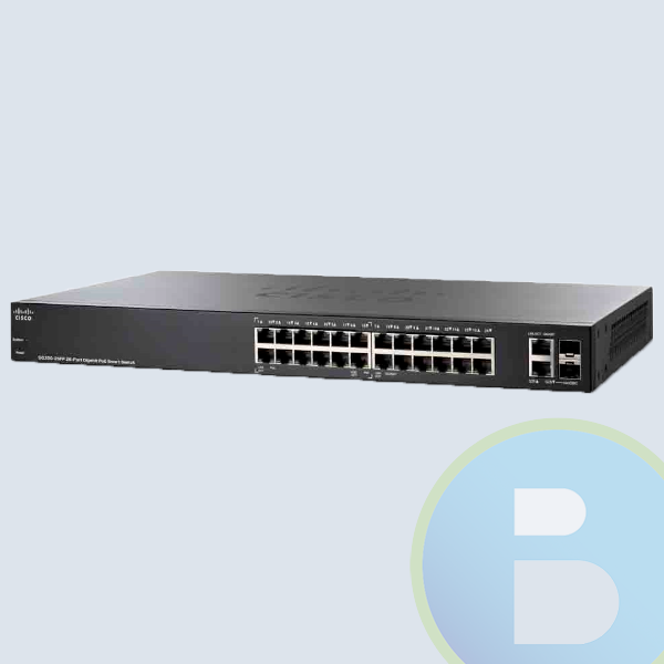 Switch Cisco Gigabit Ethernet SG200-26FP, POE 180W, 26 Puertos 10/100/1000Mbps + 2 Puertos SFP, 52 Gbit/s