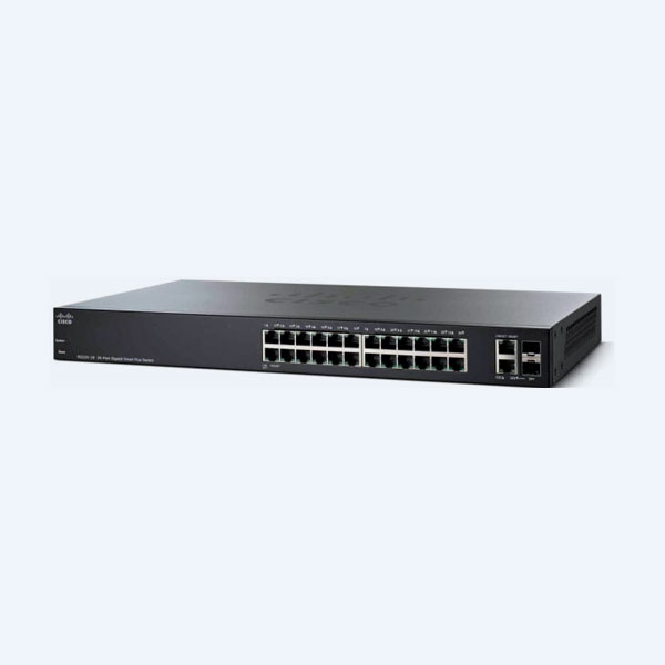 Switch Cisco SG220-50P, 48 Puertos 10/100/1000 Gbps + 2 Puertos GE RJ45/SFP, PoE, QoS