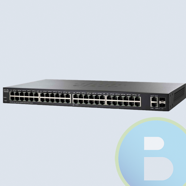Switch Cisco SG220-50, 48 Puertos, 10/100/1000, 2 Puertos Combo GE RJ45/SFP