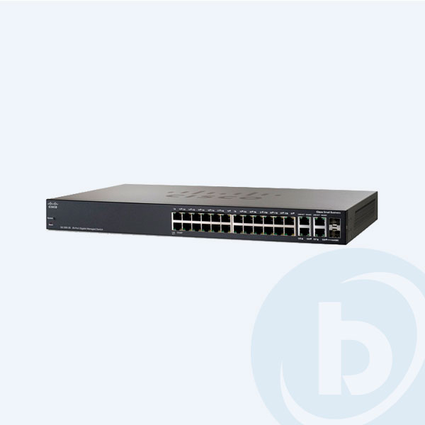 SG300-28MP-K9-NA - Switch Cisco, 26 Puertos 10/100/100Mbps, PoE
