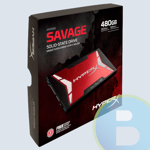ESTADO SOLIDO SSD KINGSTON HYPERX SAVAGE 480GB 2.5 SATA3 7MM LECT.560/ESCR.530MBS SIN BRACKET PC/LAPTOP/GAMER/ALTO RENDIMIENTO