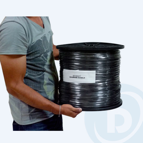 Bobina Enson RG-59 Siames, Cobre, 305m, Negro