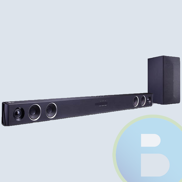 SJ3 - LG Barra de Sonido con Subwoofer SJ3, Bluetooth, Inalámbrico, 2.1, 100W RMS, USB 2.0, Negro
