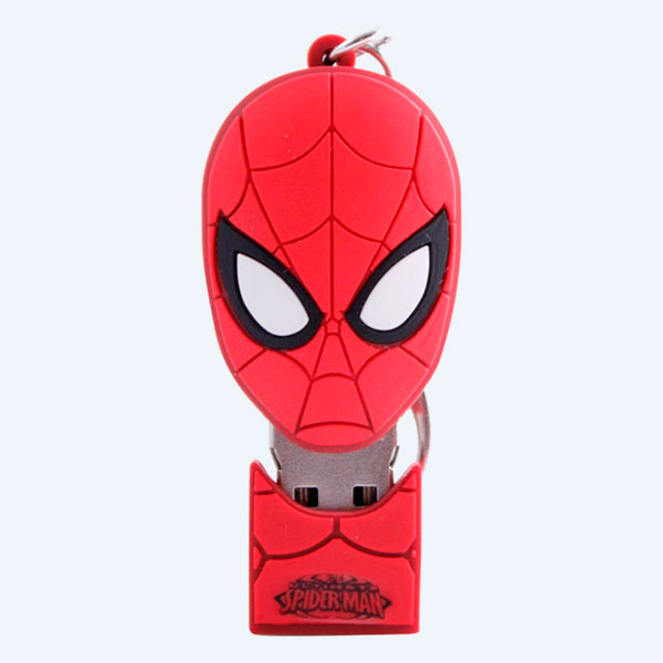Memoria USB Ginga Spiderman, 8 GB, Rojo