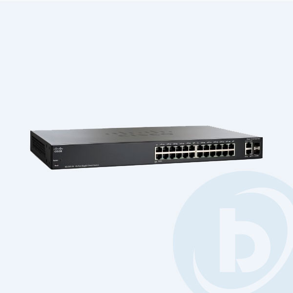 SLM2024T-NA - Switch Cisco, 24 Puertos 10/100/1000 + 2 Puertos SFPS