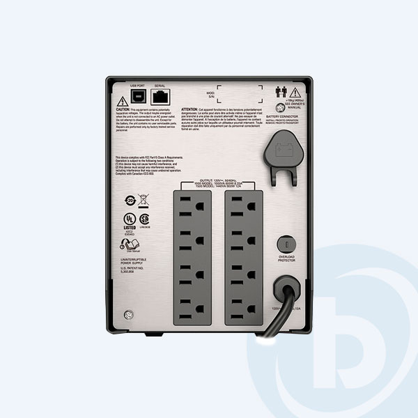 SMC1000 - No Break APC Smart-Ups,  1000VA, 600 Watts, 17min, Puerto Serial/USB