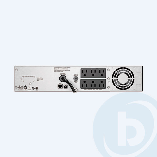 SMC1500-2U - No Break APC Smart-UPS, 1500 VA, 900 Watts, 6 contactos, 18 Minutos, Rack, 2U