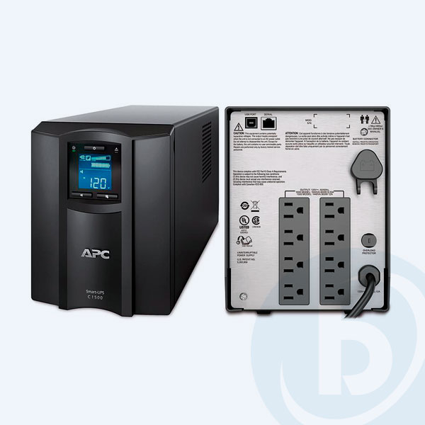 SMC1500 - No Break APC Smart-UPS, 1500 VA, 900 Watts, 8 Contactos, Torre