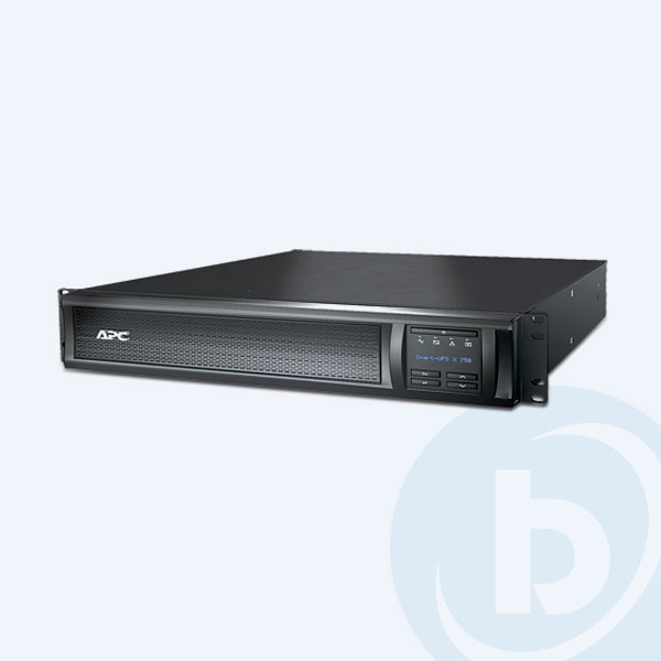 SMX750 - No Break APC Smart-UPS, 750 VA, 600 Watts, 8 contactos, 37 minutos, Torre/Rack, 2U