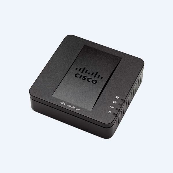Adaptador de Teléfono Analógico Cisco, 1 Puertos RJ-11, 1 Puerto RJ-45