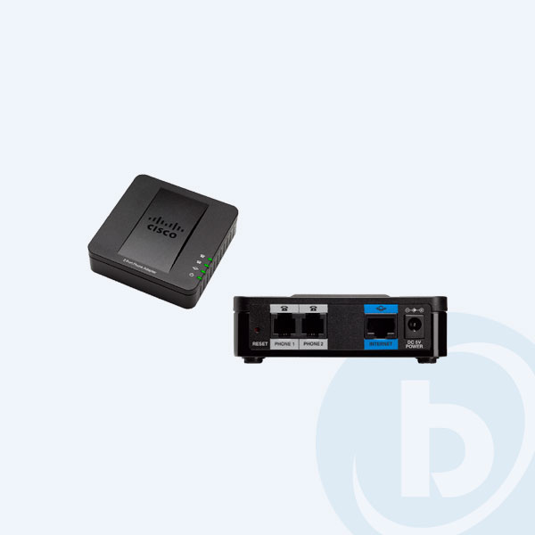 SPA112 - Adaptador de Tel&eacute;fono Anal&oacute;gico Cisco, 1 Puertos RJ-11, 1 Puerto RJ-45
