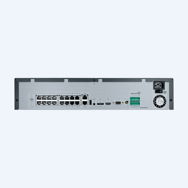 SRN-1673S-1TB - Grabador de Video en Red NVR Samsung, 16 Canales, PoE, HDMI/VGA