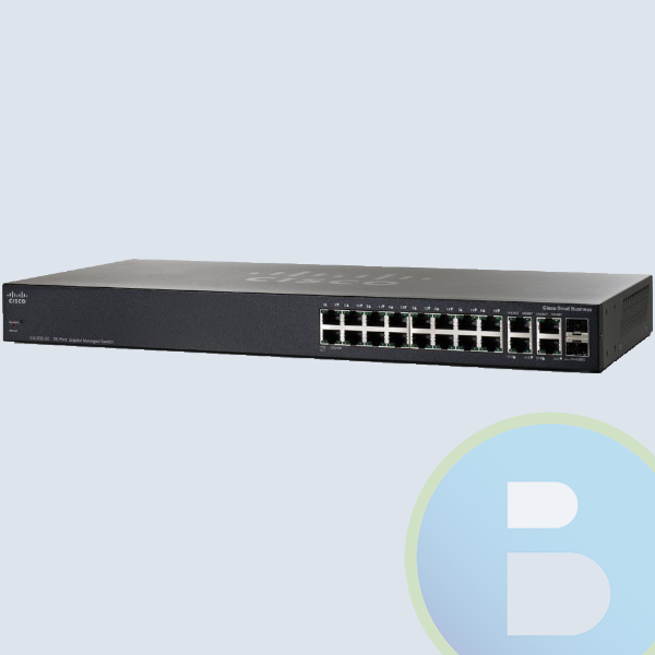 Switch Cisco SG300,16 Puertos, 10/100/100 Mbps - 2 Puertos