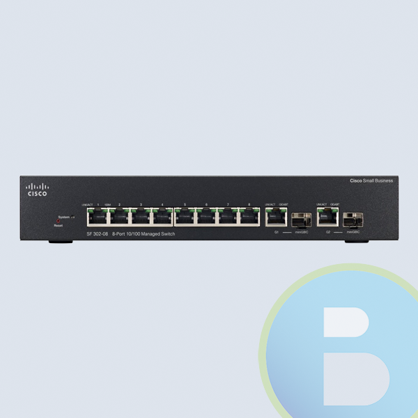 SRW208G-K9-NA - Switch Cisco SRW208G, Ethernet, 8 Puertos, 2 Puertos Combo MINI-GBIC
