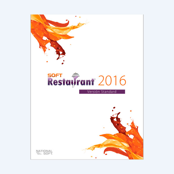 National Soft Restaurant Standard v9.0 2016, Licencia Electrónica 1 Establecimiento, 200 CFDI, Sin Limite de Nodos