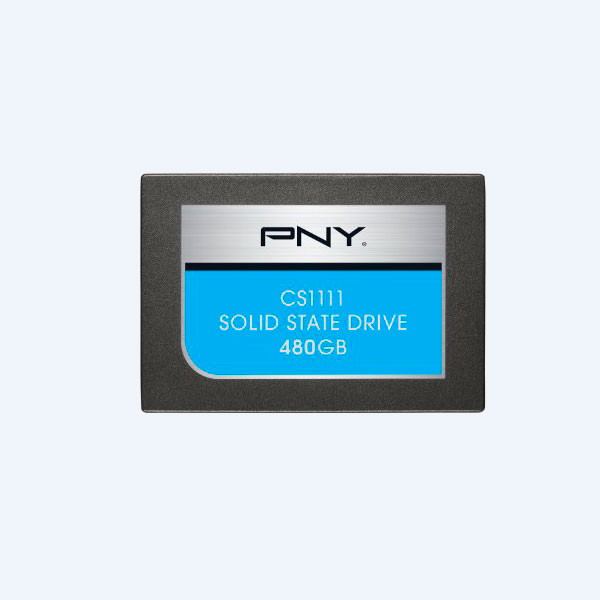 Disco Duro Interno de Estado Solido PNY CS1111, 7mm,  480GB, 2.5’’,  SATA6, Para Portátil