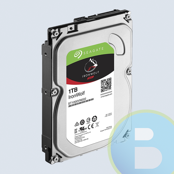 Disco Duro Interno Seagate IronWolf 1TB, 3.5, Sata3, 6GB/s, 5900rpm, 64MB