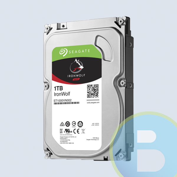 ST1000VN002 - Disco Duro Interno Seagate IronWolf 1TB, 3.5, Sata3, 6GB/s, 5900rpm, 64MB