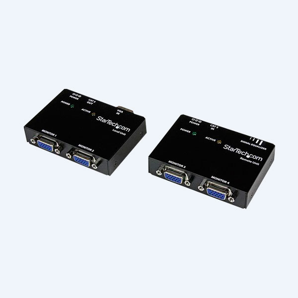 Adaptador StarTech.com ST121UTP, VGA 2 Puertos Locales 2X Remotos Por CAT5
