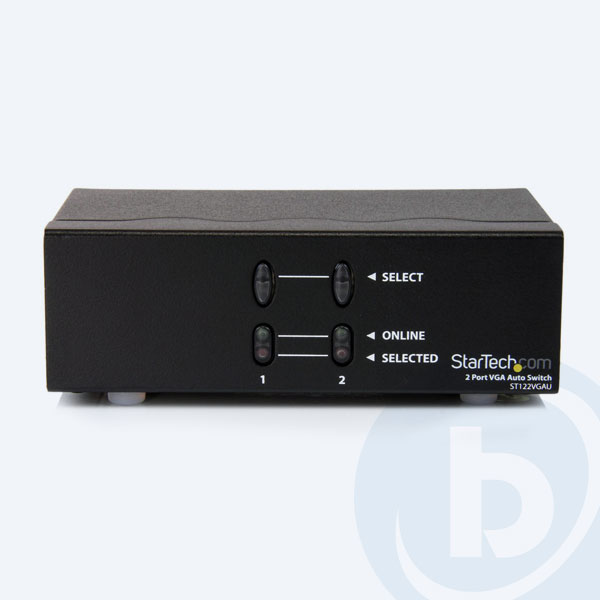 ST122VGAU - Switch Autom&aacute;tico de Video VGA StarTech.com, 2 puertos VGA, Salida 1 Puerto VGA