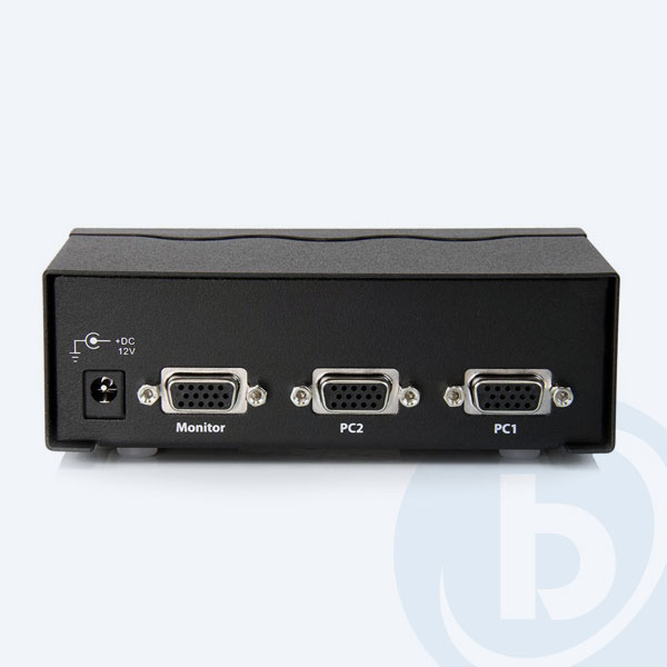 ST122VGAU - Switch Autom&aacute;tico de Video VGA StarTech.com, 2 puertos VGA, Salida 1 Puerto VGA