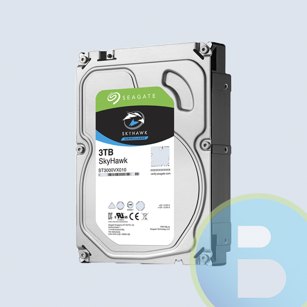 Disco Duro Interno Seagate Skyhawk Surveillance 3TB, 3.5, SATA3, 6GB/s, 5900RPM, 64MB