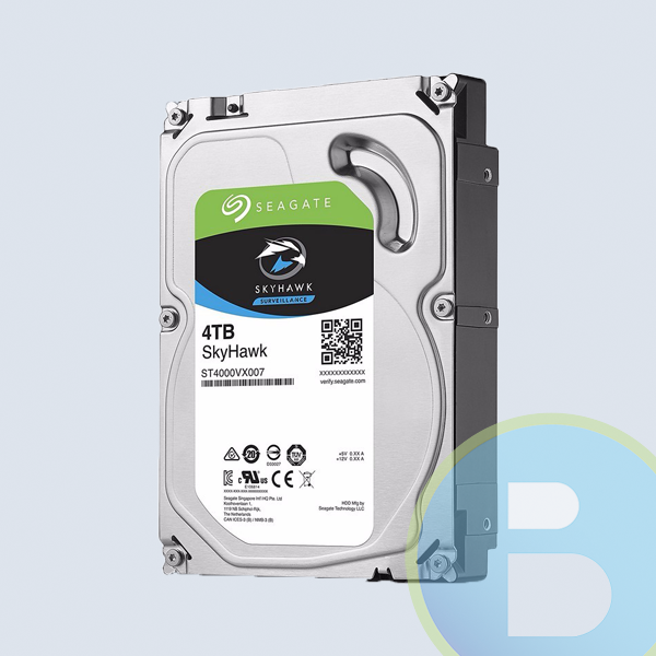 ST4000VX007 - Disco Duro Interno Seagate Skyhawk Surveillance 4TB, 3.5, Sata3, 6GB/s, 5900RPM, 64MB