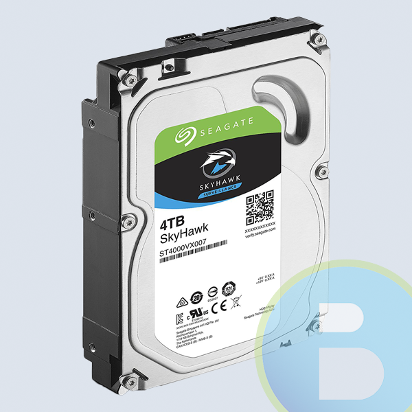 Disco Duro Interno Seagate Skyhawk Surveillance 4TB, 3.5, Sata3, 6GB/s, 5900RPM, 64MB