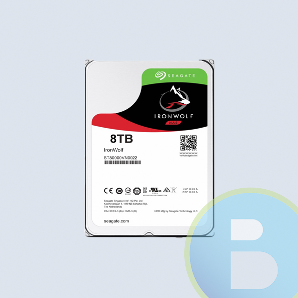 Disco Duro Interno Seagate IronWolf, 3.5, 8TB, SATA3, 6GB/S, 7200Rpm, 24X7, Hot-Plug