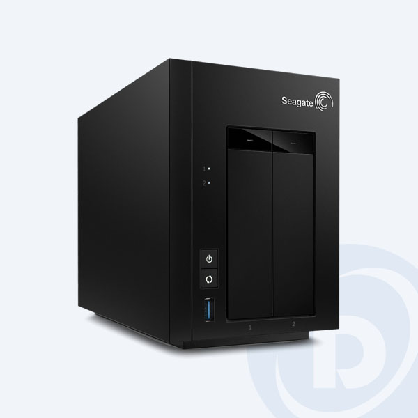 STCT10000100 - Servidor de almacenamiento NAS Seagate STCT10000100, 2 Bah&iacute;as, USB/Ethernet, Torre
