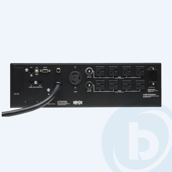 SU3000RTXLCD3U - No Break Tripp Lite SU3000RTXLCD3U, 3000 VA, 2700 Watts, On Line, 9 contactos, Torre/Rack, 3U