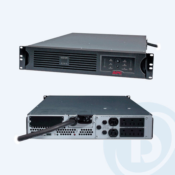 SUA3000RM2U - No Break APC Smart-UPS, 3000 VA, 2700 watts, 8 Contactos, Rack 2U