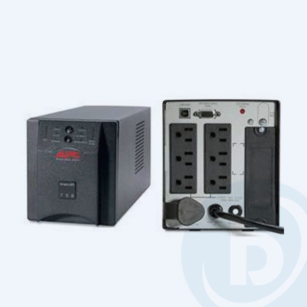 SUA750 - No Break APC SUA750, 750 VA, 500 Watts, 6 Contactos, 16.4 Minutos, Negro