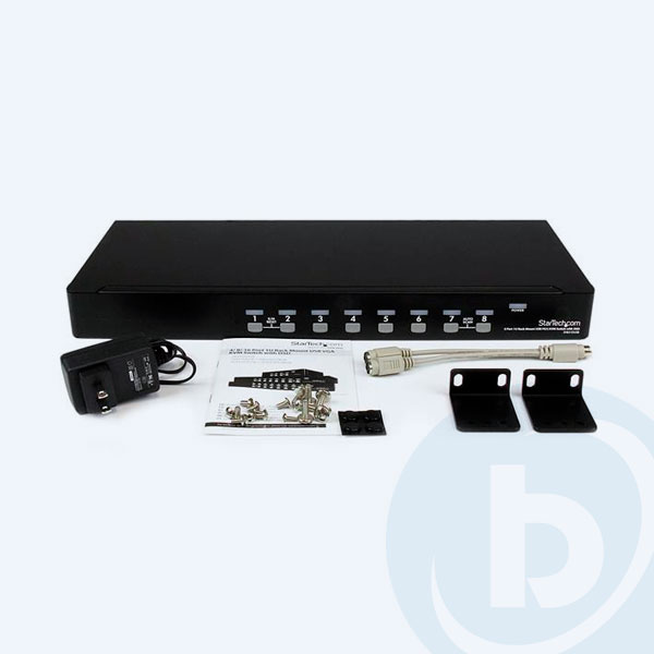 SV831DUSB - Switch KVM StarTech.com StarView, 8 puertos, 1U, Rack