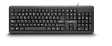 TECLADO ESTANDAR TRUE BASIX 104 TECLAS USB NEGRO DE ACTECK