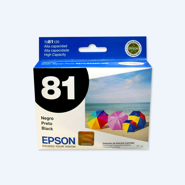 Cartucho Epson 81/81N, Negro, Alto Rendimiento