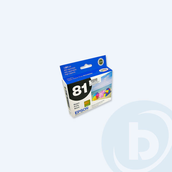 T081120-AL - Cartucho Epson 81/81N, Negro, Alto Rendimiento