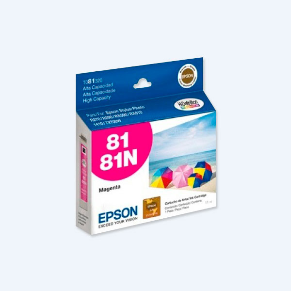 Cartucho Epson 81/81N, Magenta, Alto Rendimiento
