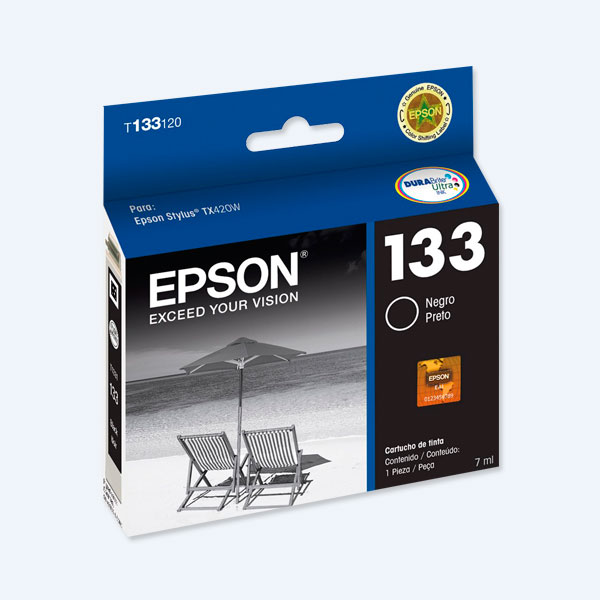 Cartucho Epson 133 Negro P/TX420W TX320F