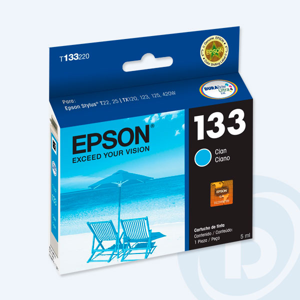T133220-AL - Cartucho Epson 133 Cyan P/TX420W TX320F