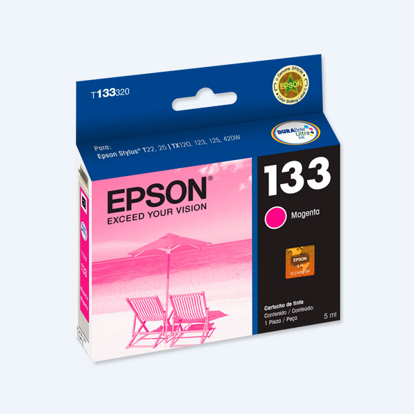 Cartucho Epson 133 Magenta P/TX420W TX320F