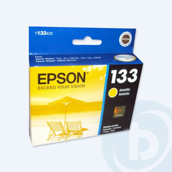 T133420-AL - Cartucho Epson 133 Amarillo P/TX420W TX320F