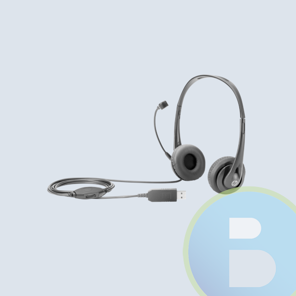 Microfono HP T1A67AA, USB, Auricular, NEGRO