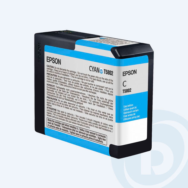 T580200 - Cartucho Epson Cyan, P/Stylus Pro 3800, 3880