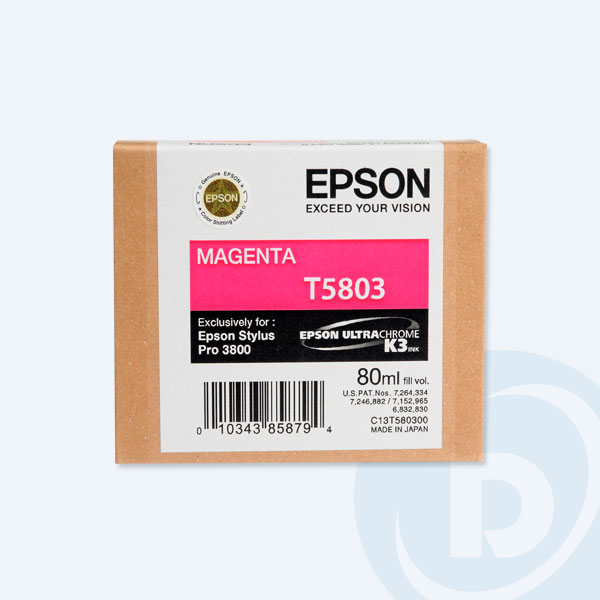 T580300 - Cartucho Epson UltraChrome K3 Magenta, P/Stylus Pro 3800