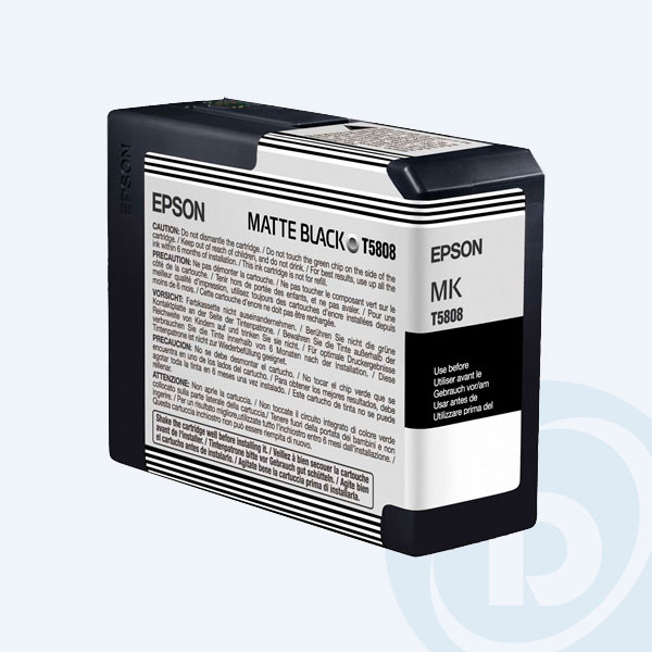T580800 - Cartucho Epson Negro Mate, P/Stylus Pro 3800, 3880